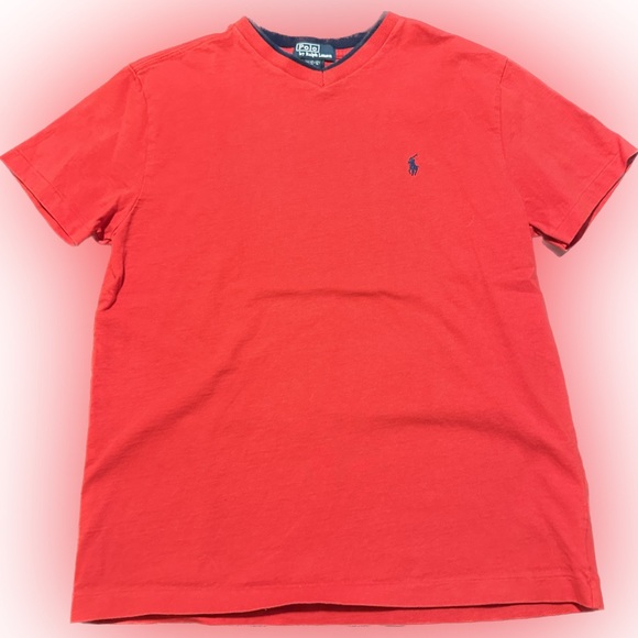 Lot of 5-Big Boys Cotton Polo by Ralph Lauren Jersey SHORT sleeve T-Shirt- 10/12 - Picture 3 of 6